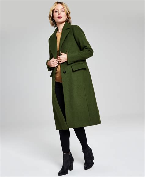 michael kors long wool jacket|Michael Kors single breasted coat.